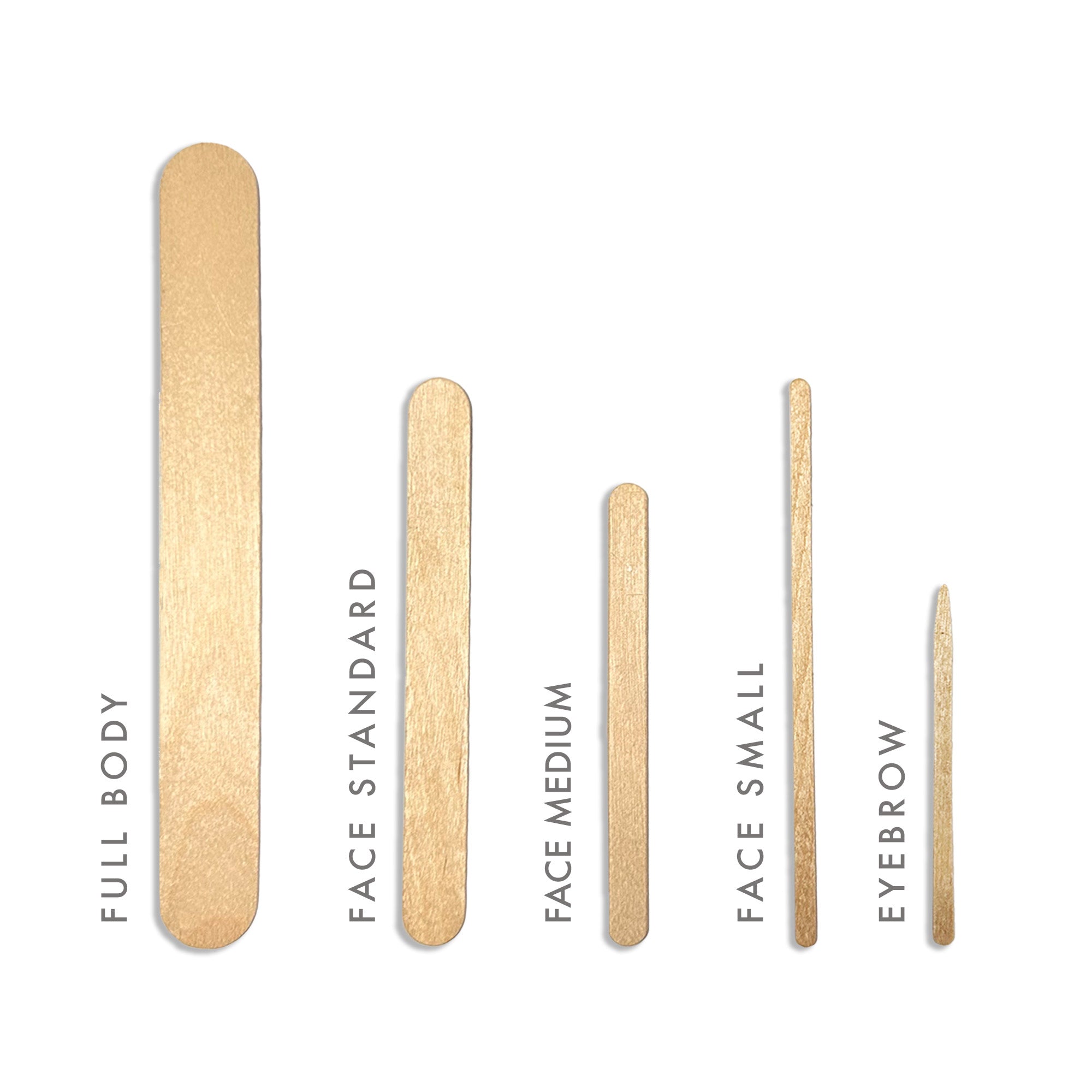Italwax Koka špāteles vaksācijai Eyebrows (D000218), 100 gab.