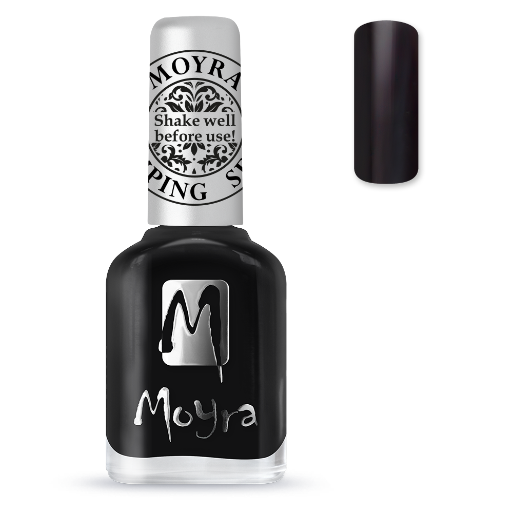 Moyra Stamping Nail Polish No. SP06 Black