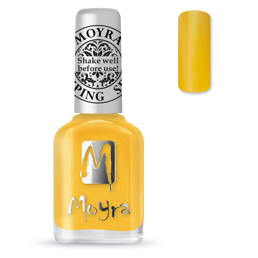 Moyra Stamping nail polish no. SP12 Yellow