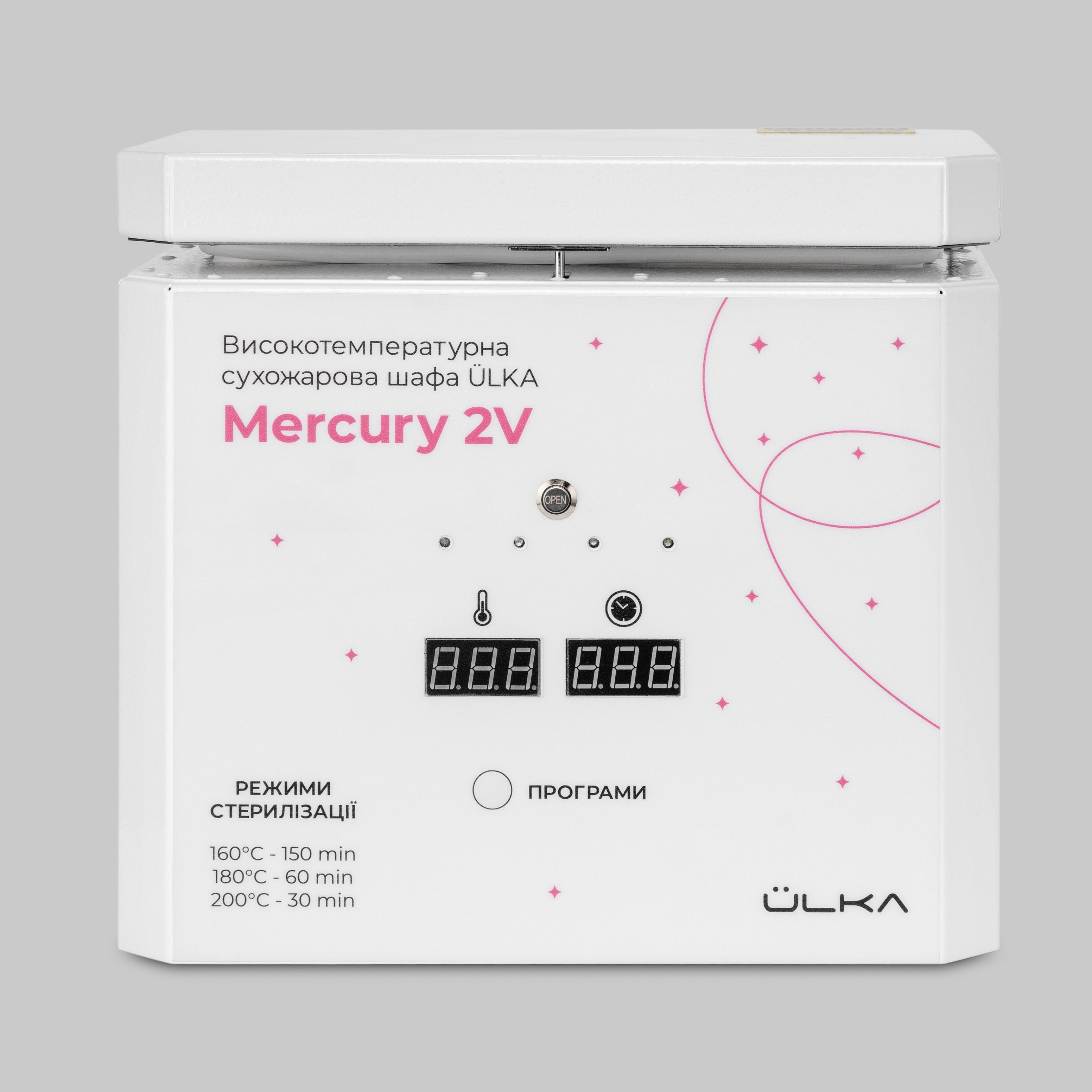 ULKA karstā gaisa sterilizators Mercury 2V