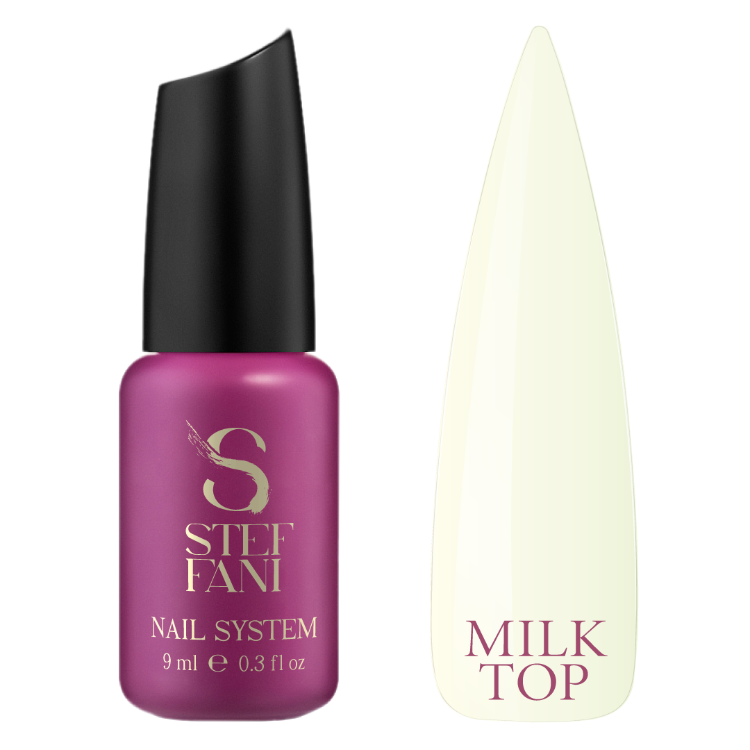 Steffani Top Coat No Wipe MILK 9 ml