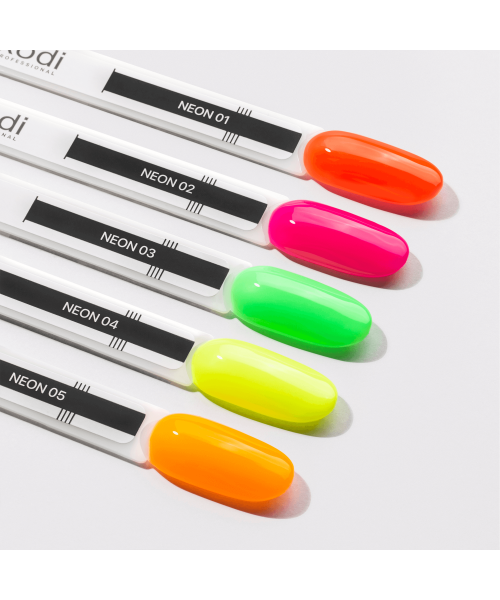 KODI Color Rubber Base Gel, Neon 02 7 ml