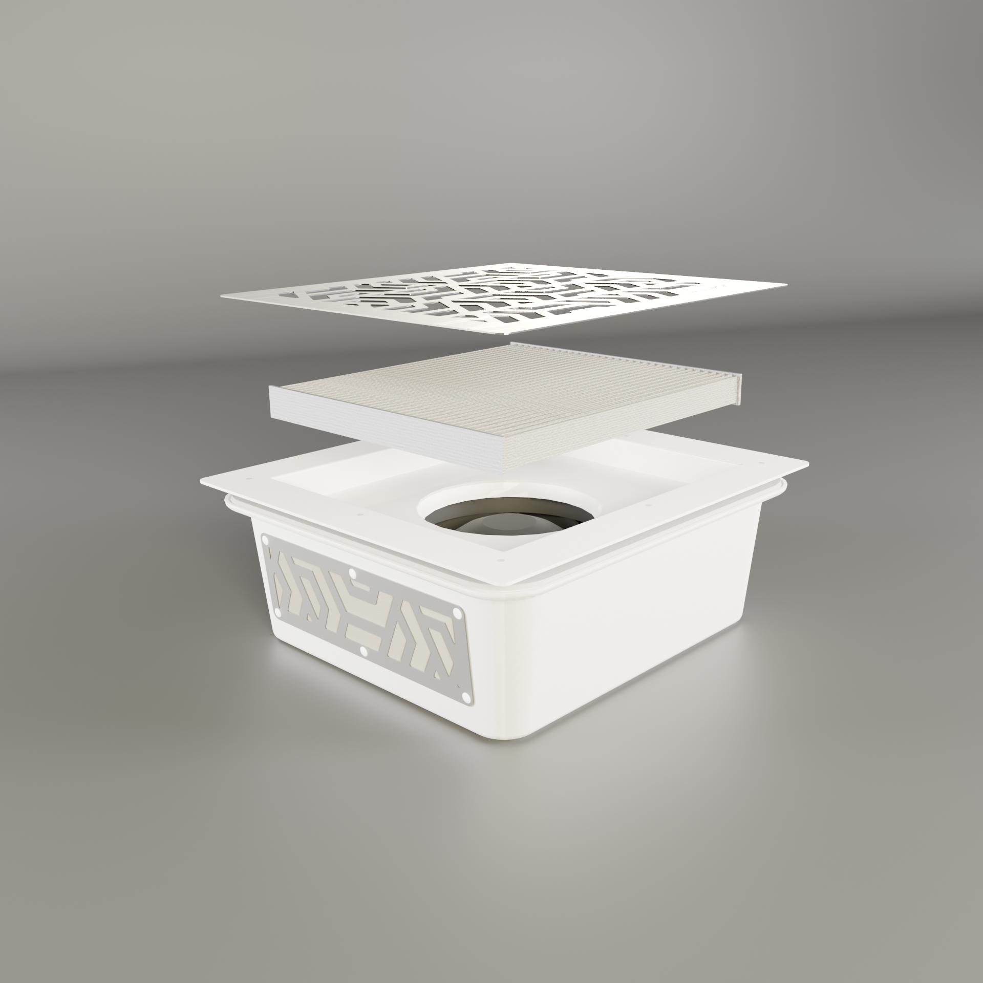 ULKA Eingebauter Staubsammler BUILD-IN PREMIUM in Schwarz