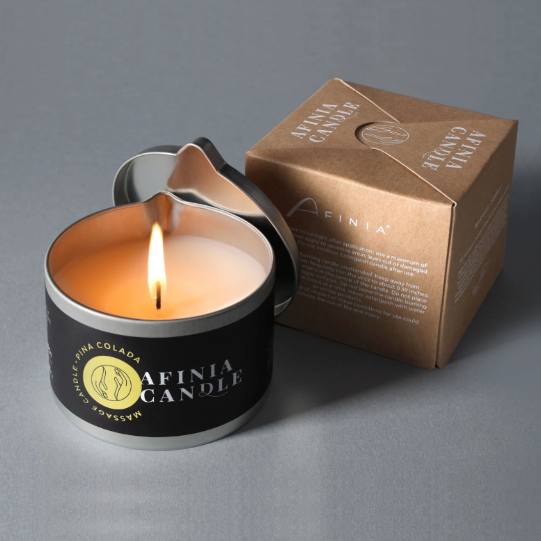 Afinia aromātiskā masāžas svece Pina Colada 150gr