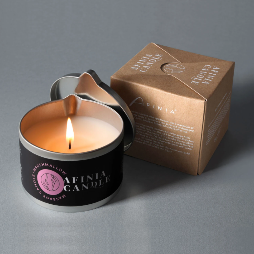 Afinia aromātiskā masāžas svece Marshmallow 150gr