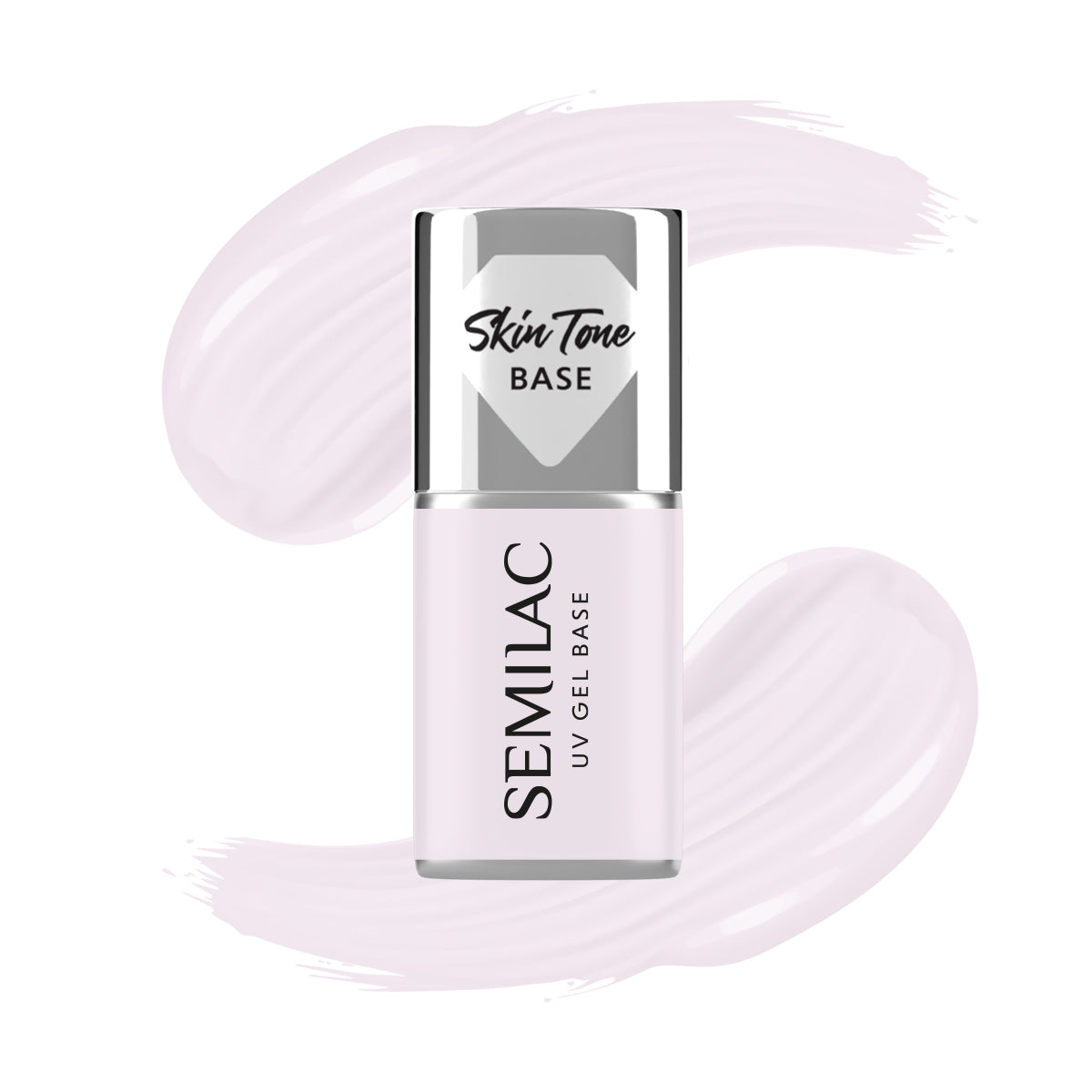 Semilac Skin Tone Cover Base 2in1 Milky Pink 7 ml