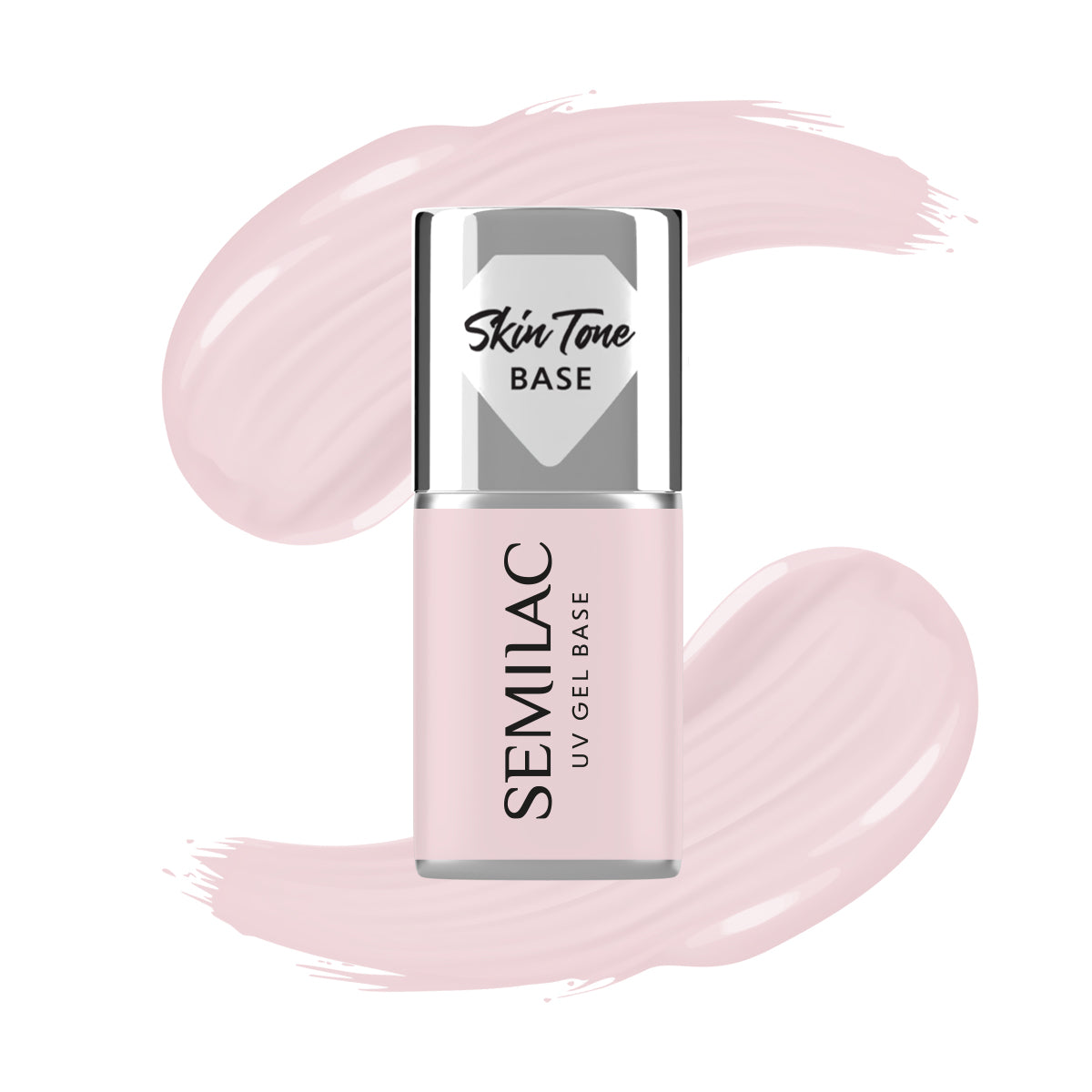 Semilac Skin Tone Cover Base 2in1 Rose Beige 7 ml