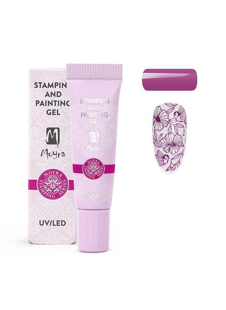 Stamping-and-Painting-Gel-015-Mauve MOYRA Nagelcentrum Marjolijn The Gelbottle Slowianka Neonail