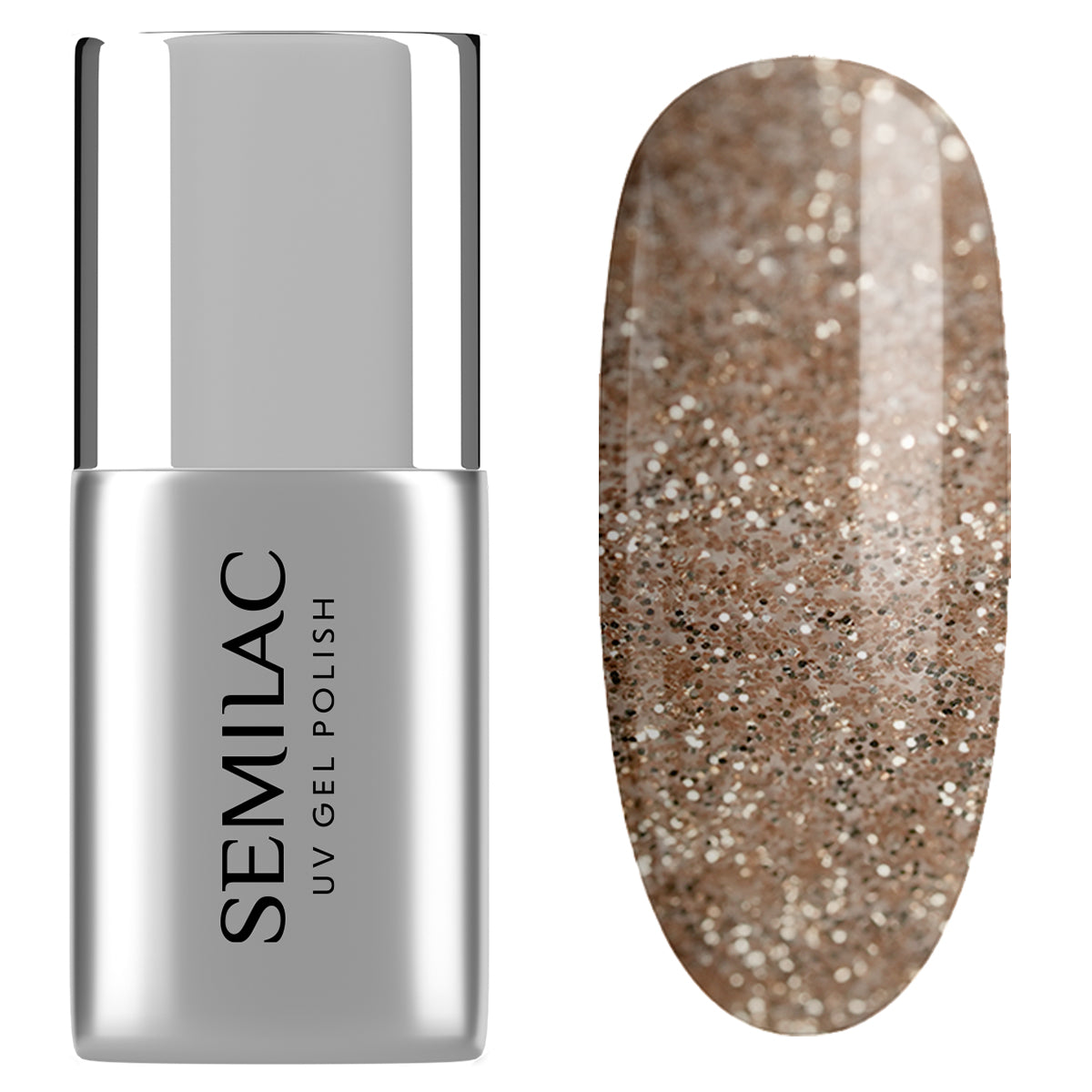 Semilac UV Gel Top No Wipe Old Money T33 7 ml