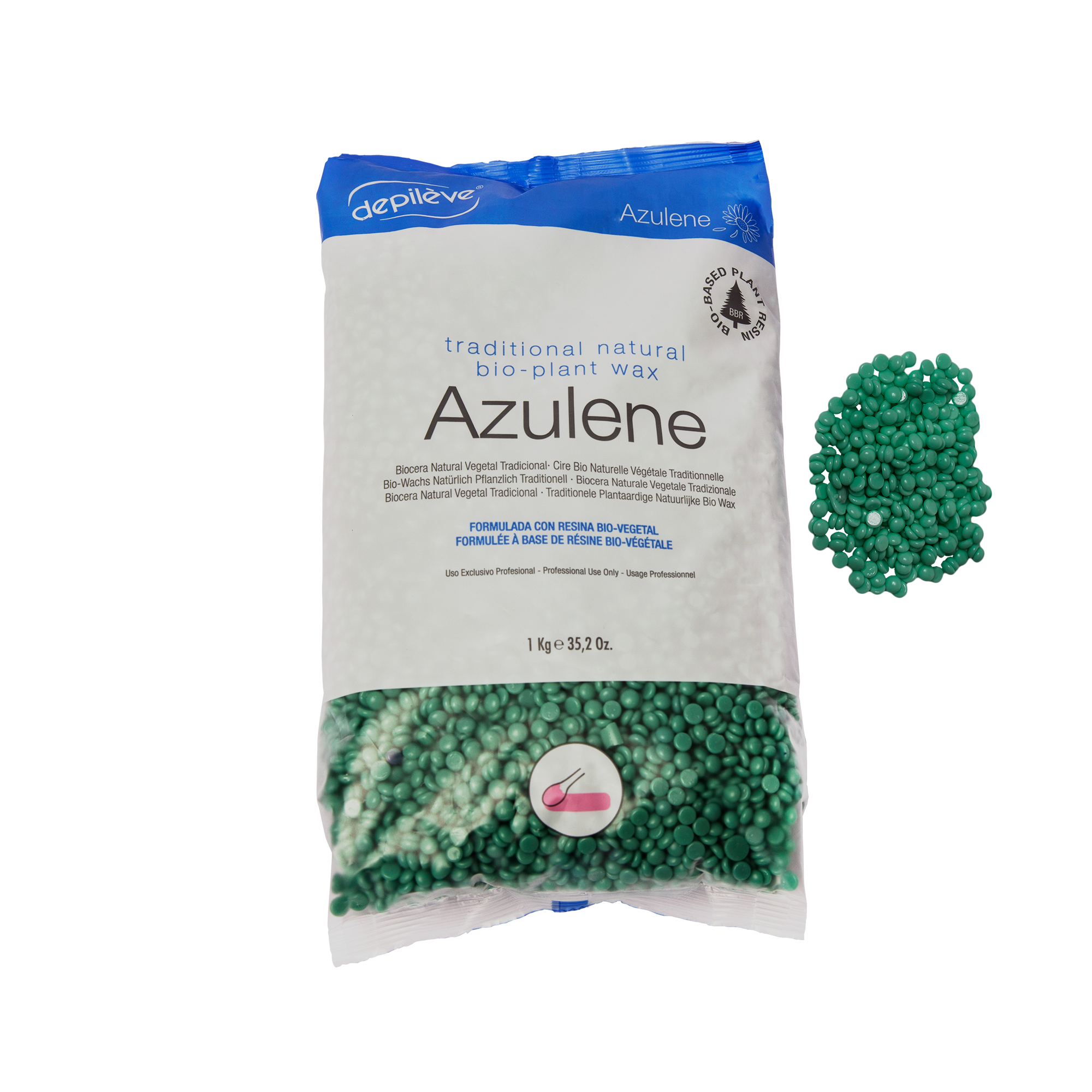 Гранулы Depileve BIO BEES WAX AZULENE 1 кг.
