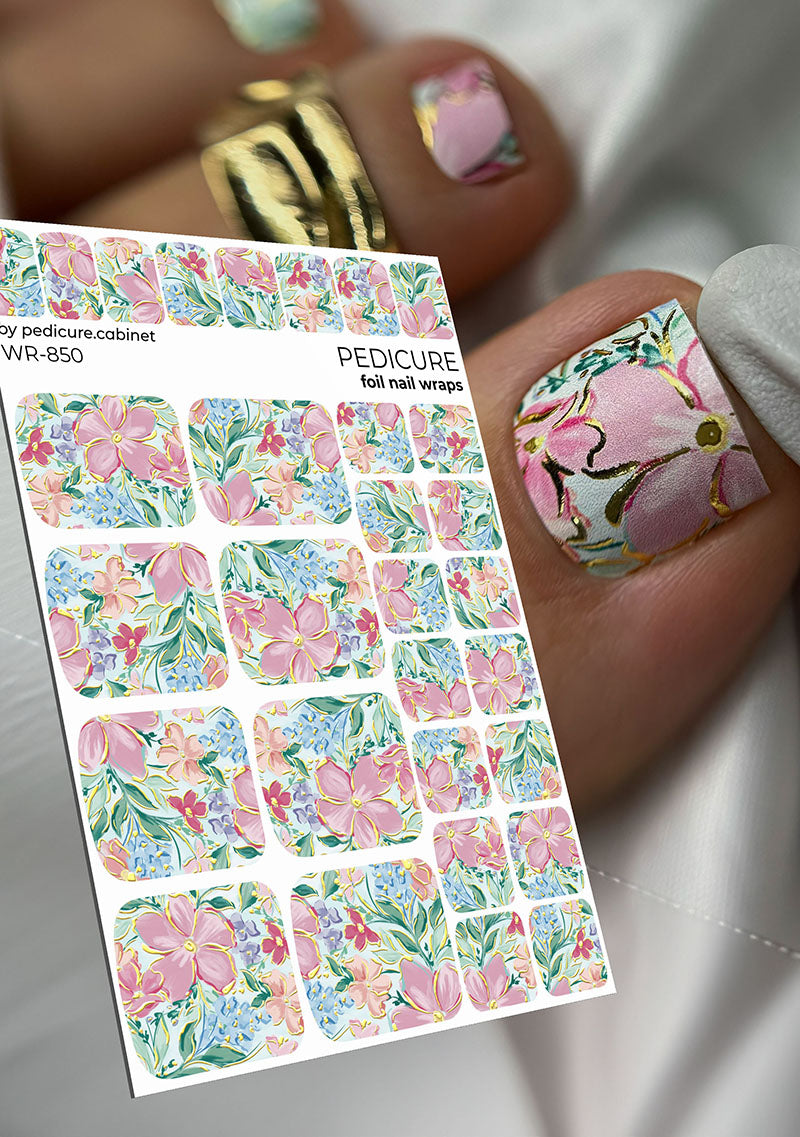 Pedicure cabinet pedikīra plēve ar zelta foliju [WR-850]