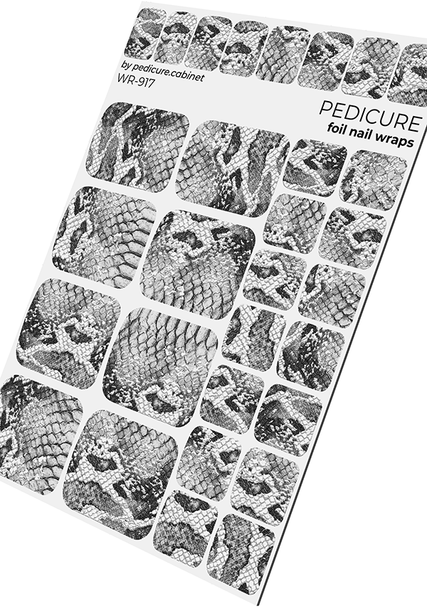 Pedicure cabinet pedikīra plēve ar sudraba foliju [WR-917]