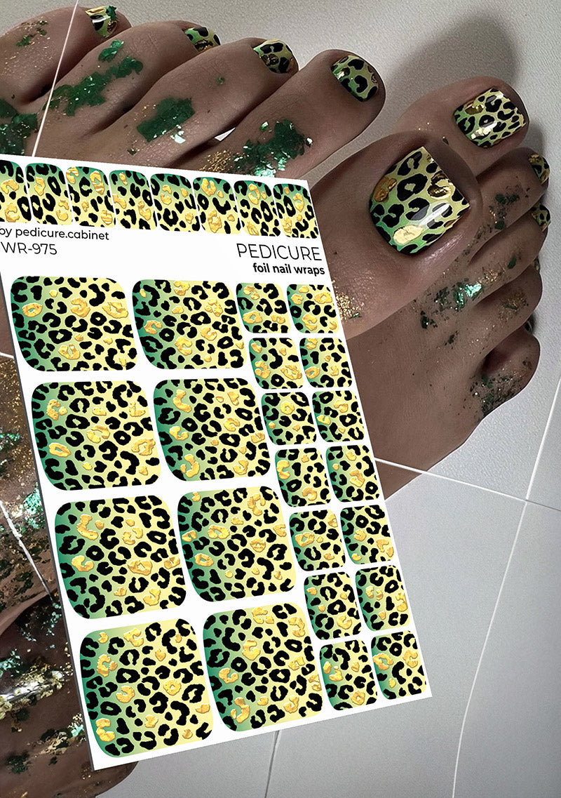 Pedicure cabinet pedikīra plēve ar zelta foliju [WR-975]