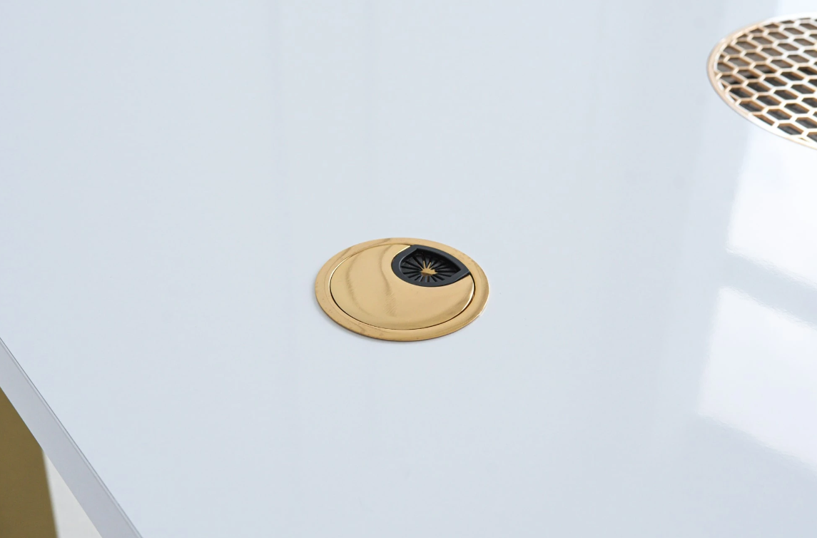 Afinia Manikīra galds Prime Gold ar iebūvētu putekļu savācēju NDC 2000