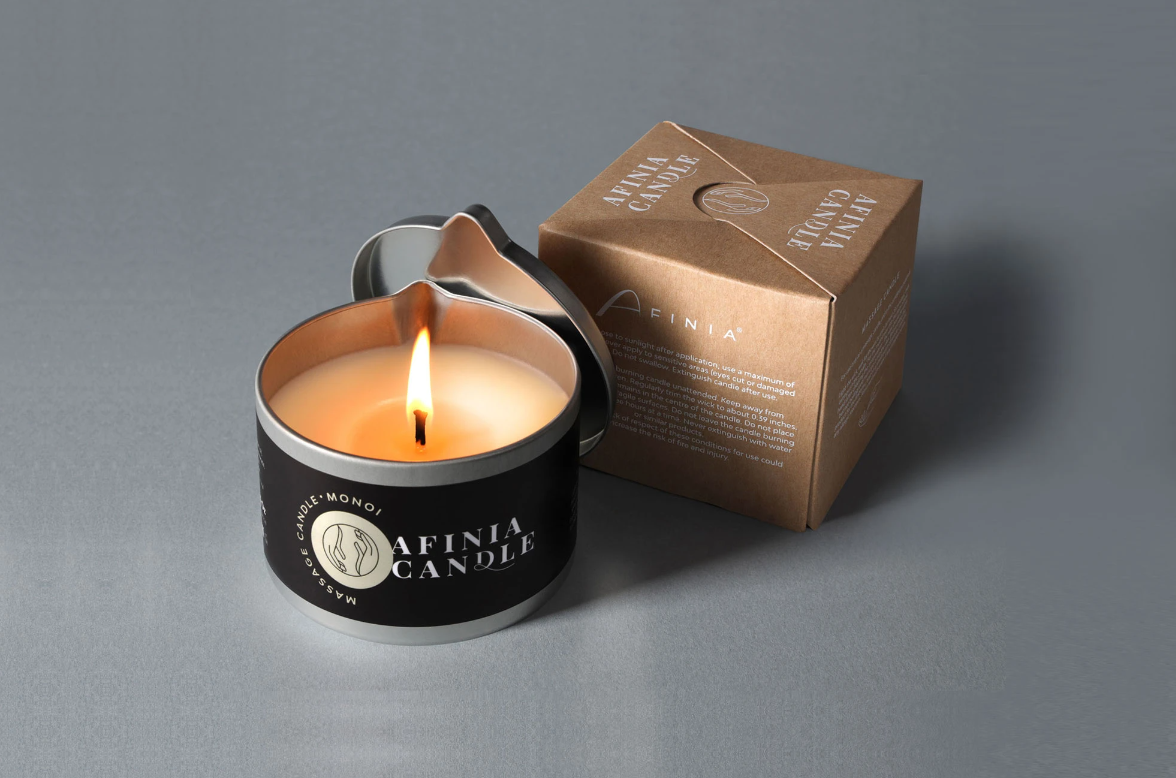 Afinia aromātiskā masāžas svece Monoi 150gr