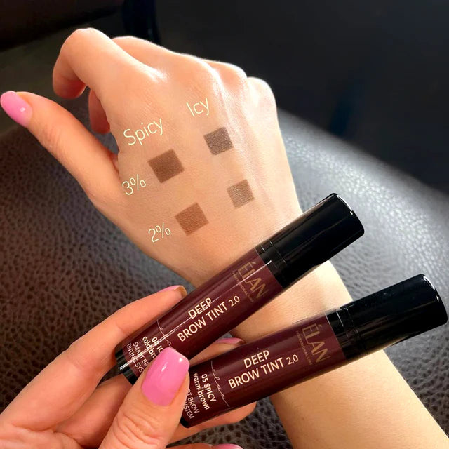 Elan Краска для бровей с длительным эффектом «DEEP BROW TINT», 04 ICY cold brown