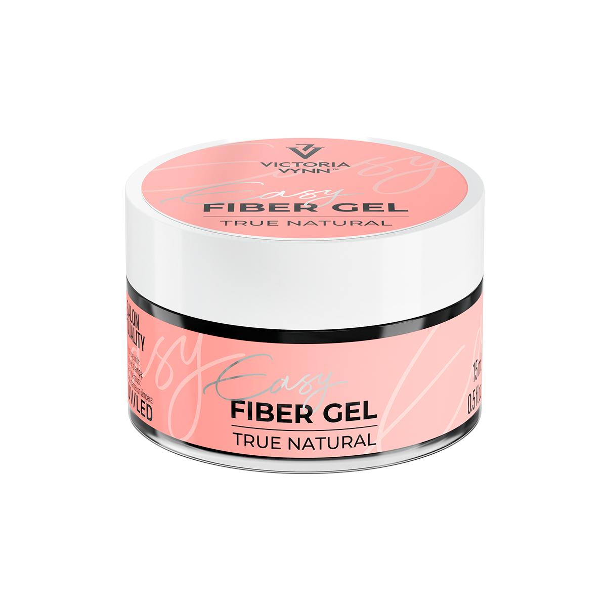 Victoria Vynn Easy Fiber Gel ar stiklšķiedru, True Natural 50ml