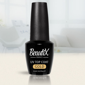 Beautix Top Gold ar mikrošimmeri 15ml