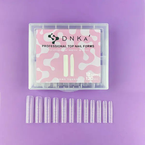 DNKa' Top Nail Forms Long Square, 120pcs