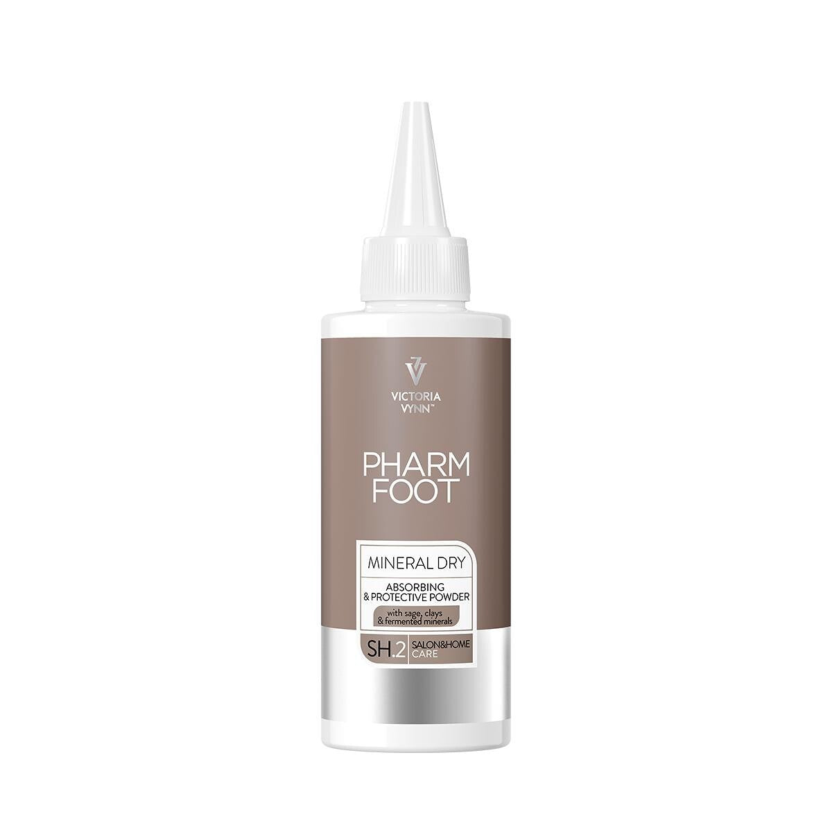 PHARM FOOT Atjaunojoša izsmidzināma maska pēdām, MINERAL DRY, 100ml