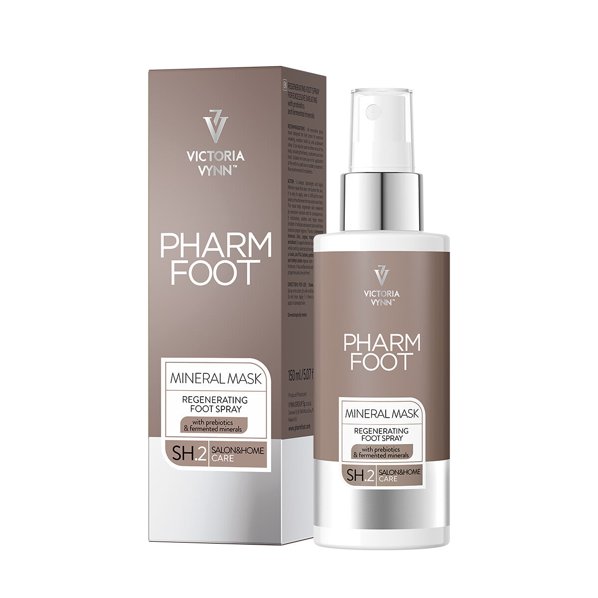 PHARM FOOT Atjaunojoša izsmidzināma maska pēdām, MINERAL MASK, 150ml