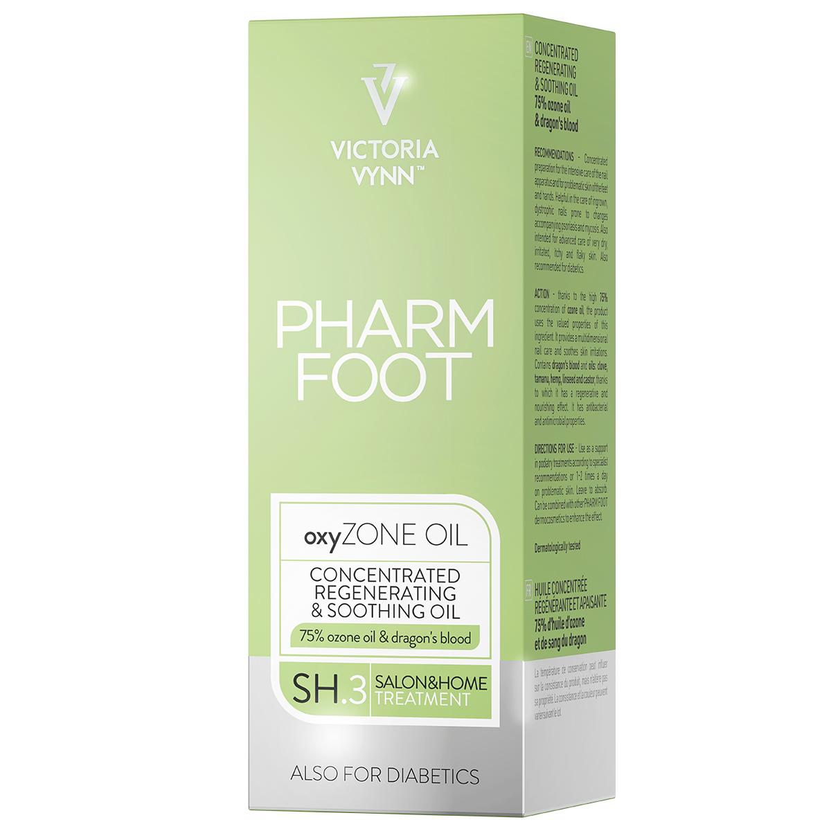 PHARM FOOT koncentrēta atjaunojoša un nomierinoša eļļa oxyZONE OIL, 15ml