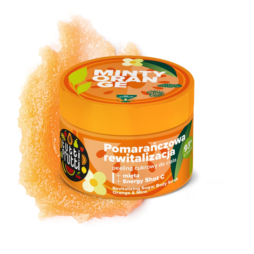 Farmona TUTTI FRUTTI Rejuvenating sugar body scrub with orange and mint 300g