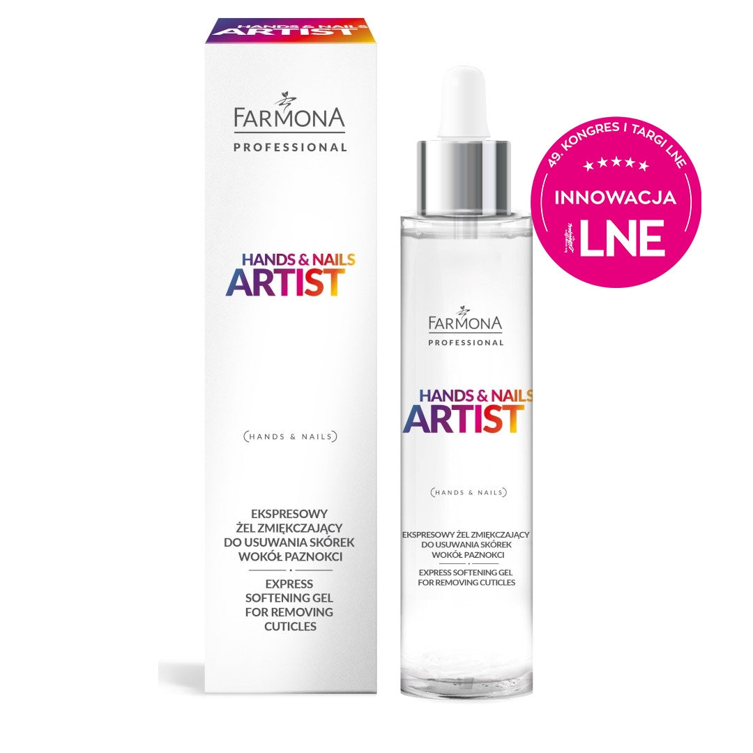 Farmona HANDS & NAILS ARTIST pehmendav geel küünenahkade eemaldamiseks 50 ml.