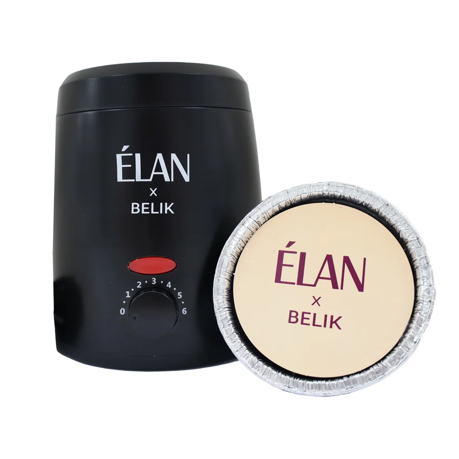 ELAN vaško šildytuvas su termostatu (juodas), „Professional“ serija, 200 ml