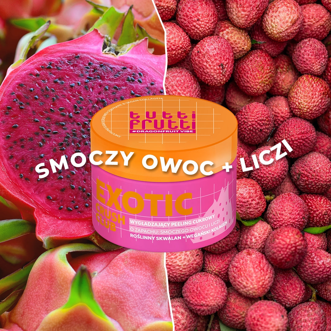 Farmona TUTTI FRUTTI DragonfruitVibe Smoothing Sugar Body Scrub with Squalane and Vegan Collagen 300 gr