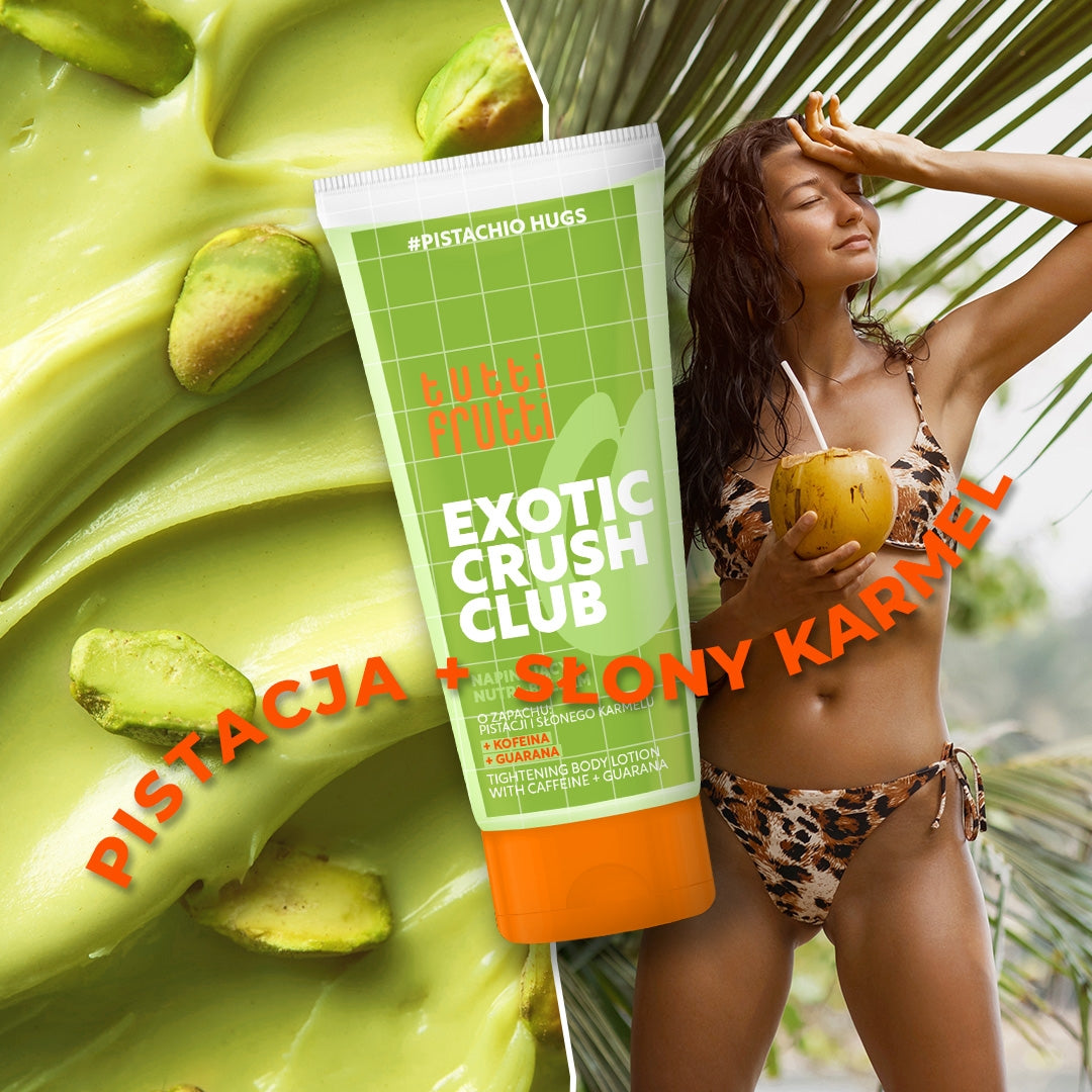 Farmona TUTTI FRUTTI PistachioHugs nostiprinošs nutri-ķermeņa balzams ar kofeīnu un guarānu 200 ml
